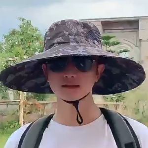 หมวกชาวประมง หมวกกันแดดกันลม สไตล์เกาหลี แฟชั่น เทรนด์ เหมาะสำหรับการปีนเขากลางแจ้ง ตกปลาG2892