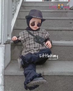 Rompi Vest Flannel Anak Perempuan Usia 3 sd 7 Tahun Kanaya Vest Knit Outher Import