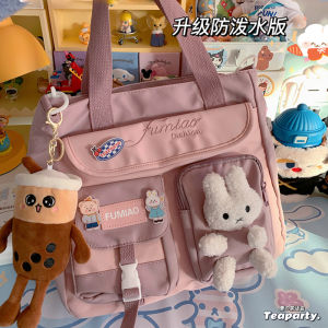 Large Capacity Student Crossbody Bag Womens School Bag Harajuku Style Class Bag Campus Versatile Single Shoulder Bag