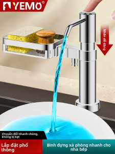 YEMO | Bơm Xà Phòng Rửa Chén Lắp Đặt Nhanh