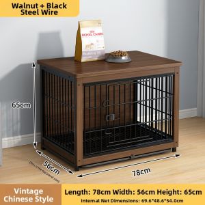 Indoor Large Dog Wooden Cage Easy Clean Pet Fence