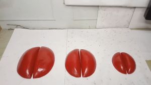 Sin Poi Sembahyang Lokal Warna Merah 3 Ukuran