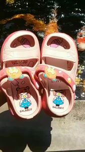 NIQI - BEST SELLER 2025 Sandal Selop Balance Anak PCU KARET 34-35 Rekomendasi Sandal Anak Perempuan TK SD Kekinian Empuk Stylish