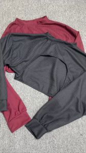 CRS - VELIA CROP TOP WAFFLE / ATASAN CROP BOLERO WANITA -PN