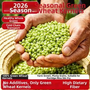 Fresh De-skinned Green Wheat Coarse Grain Cooking