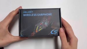 Intercom Headset Helm Bluetooth Interkom Handsfree Call Music 1000mAh Tahan Air IP67 Android & iOS