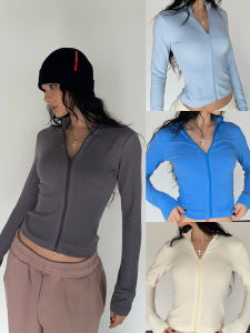 ICVIBE Self-Heating Puffy Velvet Slim Fit Zipper Top Double Fleece Surface Warm Short Outerwear for Women Autumn 2025 Fashion