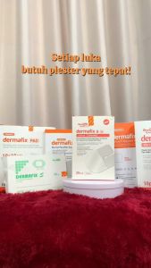 Onemed Dermafix S IV Advance 5x6cm Infusion Catheter Transparent Plaster Dressing Plester Perban Kateter Infus Transparan
