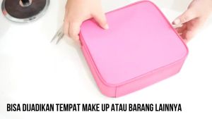 Marlow Jean Tas Kosmetik Make Up Travel Organizer Make Up Artist Bag Wanita Ukuran Besar - TAS MAKE UP - TAS ARTIS - TAS MUA PROFESIONAL - TAS MUA -TAS KOSMETIK BESAR - MUAT BANYAK - TAS MAKE UP TRAVEL