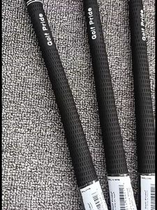 Black Golf Club Grip Anti-Slip Rubber Iron Wood Handle Rubber Al Handle Classic Cross Grain