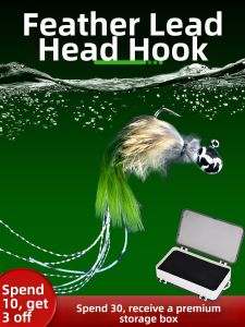 YUEYOUXIN | Anti-Entanglement Lures Jig Large Hook Gate Feather Mouth