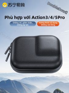 Doublepow | Túi Đựng Máy Ảnh Chống Sốc Di Động Ngoài Trời Bền Bỉ Cho Máy Ảnh DJI Action3/4/5 pro Túi Đựng Đồ Kỹ Thuật Số Chống Rơi