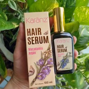Tinh dầu dưỡng tóc Karanz Hair serum Macadamia Argan Oil mềm mượt giảm gãy rụng giữ nếp tóc - 100ml