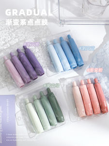 Gradient Color Press Dotting Glue Good-looking Correction Tape Strong Dot Double-Sided Adhesive Kids Handmade Notebook Adhesive