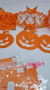 Dekorasi Halloween Kertas: Cara Membuat Garland Tarik Halloween