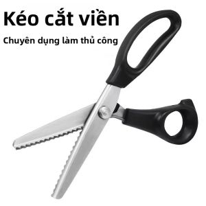 Lace Edge Scalloped Wavy Triangle Dogtooth Pinking Stainless Steel Hand Scissors