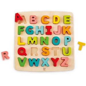 Hape | Educational Intellectual Development Wooden Alphabet Puzzle 3-6 Years Old