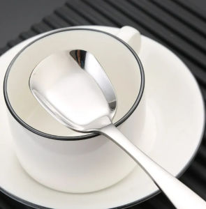 (HÀNG CAO CẤP) THÌA ĂN CƠM/ MUỖNG SOUP DÁNG VUÔNG BẰNG INOX DÀY DẶN SIÊU ĐẸP -  thìa inox ăn phở - thìa muỗng INOX 304 Cao Cấp Chuyên Dùng Cho Khách Sạn - muong thia INOX Cao Cấp Sang Trọng - Phụ kiện phòng ăn khách