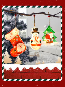 Christmas Decorations Santa Claus Snowman Christmas Tree Ornaments Scene Arrangement Decoration Small Accessories