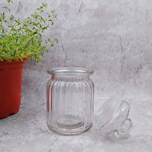 【i.Rumah】Leak-proof Seal Glass Canister Coffee Container Tea Coffee Sugar Storage Jars Glass Jars And Lids Spice Jar Glass Lid Candy Jar