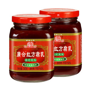 Dinner and Hotpot Dipping Red Tofu 340g * 2 Bottles