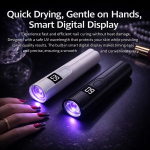 Professional Nail UV LED Lamp Desk With Display Rechargeable Portable Mini Nail Dryer Stand UV Lamp for Nails Art Removable