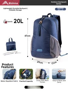 BSWOLF | Lightweight Large Capacity Outdoor Backpack 20L