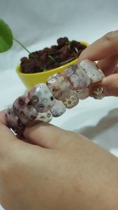 C0006  Coral Jade Hand Bar 珊瑚玉 手牌 镯子 手链 吊坠 首饰 玉石 配饰 Crystal Bracelet Bangles Pendants Papan Bracelets Jade Buckles Coral Jade with Collectible Value