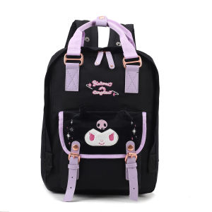 Cute Large Capacity Donut Cinnamon Dog Backpack for Middle And Primary School Students Waterproof Nylon Shoulder Bag with Computer Pocket