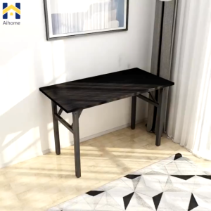 IronRoot Foldable Table Home Office Desks Computer Table Wooden For Room Office Table Sturdy And Durable No Installation Required Portable Foldable Dining Table