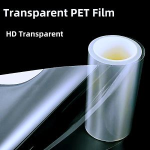 PET Release Film Transparent Plastic Sheet PVC Rigid Sheet PET Roll Polyester Release Film High Temperature Resistant Insulation Film