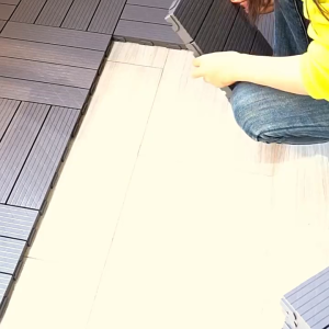🌈SG stock🌈DIY Decking Tile Interlocking Artificial Grass Mat Outdoor Flooring Wood Stone Wooden Tiles