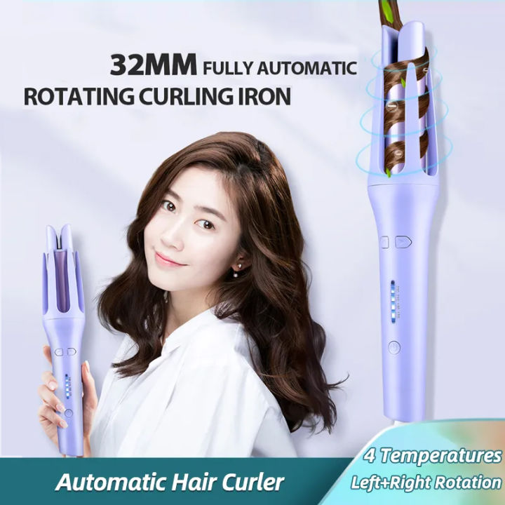 Air spin curling outlet iron