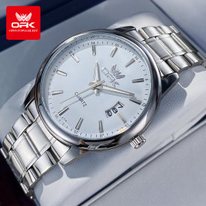 OPK Watch Men Original Authentic Business Simple Fallow High Quality Stainless Steel Watch Band Quakeproof Quartz Watch