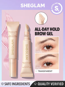 SHEGLAM Brow Breakdown Brow Gel All-Day Hold Crystal Clear Non-Greasy Eyebrow Styling Eye Makeup