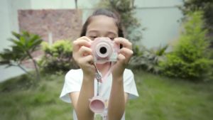 Mini Toy Camera For Kids HD Camera 1080P Real Camcorder Rechargeable Waterproof 2 inch Display Screen 8 Million Pixel Kids Camera For Birthday/Festival/Educational Gift