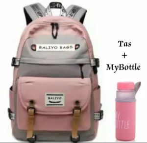 JAYA [ COD ] Tas Ransel Perempuan Terkini / Tas Ransel Wanita Terbaru 2022 / Ransel Anak Sekolah Terkini / Ransel Model Black Pink / Tas Ransel SMP SMA Kuliah / Tas Punggung Wanita Termurah / Tas Sekolah Keren Wanita / Tas Ransel Perempuan Tk Sd