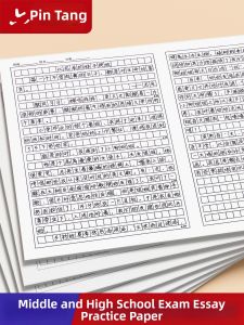 LIUPINTANG | Dedicated Writing Paper Thick Black Grid Notebook