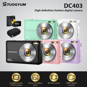 Digital Camera CCD Portable Digital Camera 16X Zoom 1080P Vlog Video Recorder  with 16X Digital Zoom Compact Size for Travel