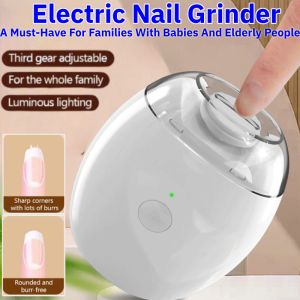 Electric Nail Grinder Easy Operation Anti-pinch Meat Automatic Nail Clipper for Baby Kids Adults