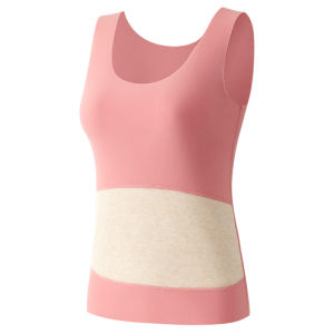 DREAM TIME | Thickened Wool Silk Womens Warm Vest 2024 New Style Sleeveless Base Shirt Autumn Winter Underwear Cotton Polyester Fiber