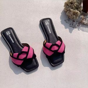 QILA76 !! Sandal Flat Kokop QUEEN NAHLA / Teplek Wanita Trendy