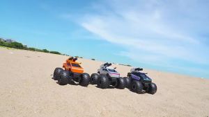 WLtoys | JJRC Q213 METRIS Amphibious RC Car 4WD Big-foot Truck With Water Cannon Waterproof Stunt Climbing Off-road Vehicle Toy For Kids