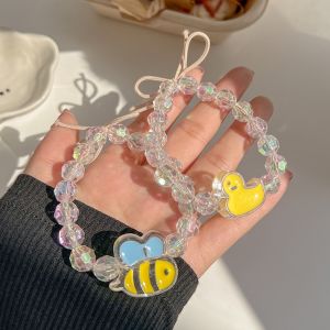 Cột tóc dạng Vòng tay hạt nhựa đáng yêu vừa làm dây chun cột tóc cute