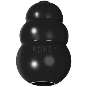 KONG - Extreme Dog Toy - Toughest Natural Rubber Black - Fun to Chew Chase and Fetch