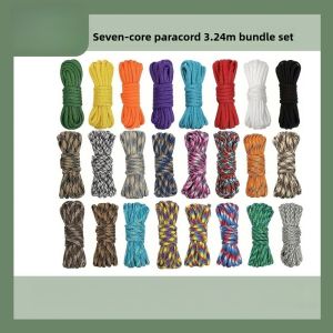 7-core 4mm bracelet woven with polypropylene rope clothesline umbrella rope backpack tied with wind rope fixed tent reinfor
