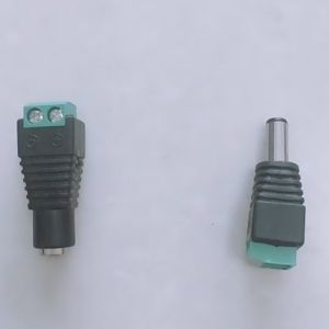 10pcs DC Connector 5.5x2.1mm Female Male DC Jack Connector For LED Strip CCTV Camera Power Adapter