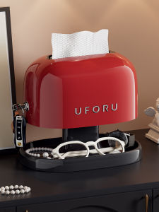 กล่องใส่กระดาษเช็ดหน้าลายวินเทจหรูหราสำหรับห้องนั่งเล่น ชานม โต๊ะแต่งหน้า กล่องใส่ของเก็บของ ABS ที่ทนทาน