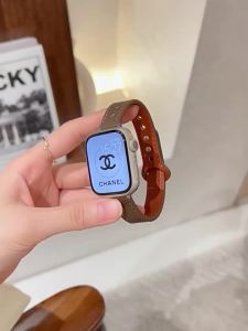 Slim Leather Strap For iWatch 49mm 38mm 40mm 42mm 44mm 41mm 45mm Women Thin Bracelet For Apple Watch Series Ultra 8 7 6 5 4 SE 3
