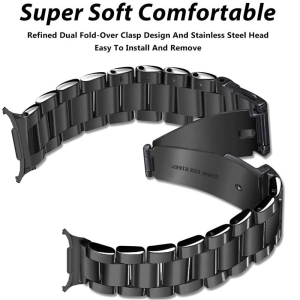 สาย For Samsung Galaxy Watch Ultra 47mm สายนาฬิกา สายนาฬิกาข้อมือ สเตนเลส โลหะ Galaxy Watch 7 FE 7 Ultra 40mm 44mm 47mm อุปกรณ์เสริมสมาร์ทวอทช์